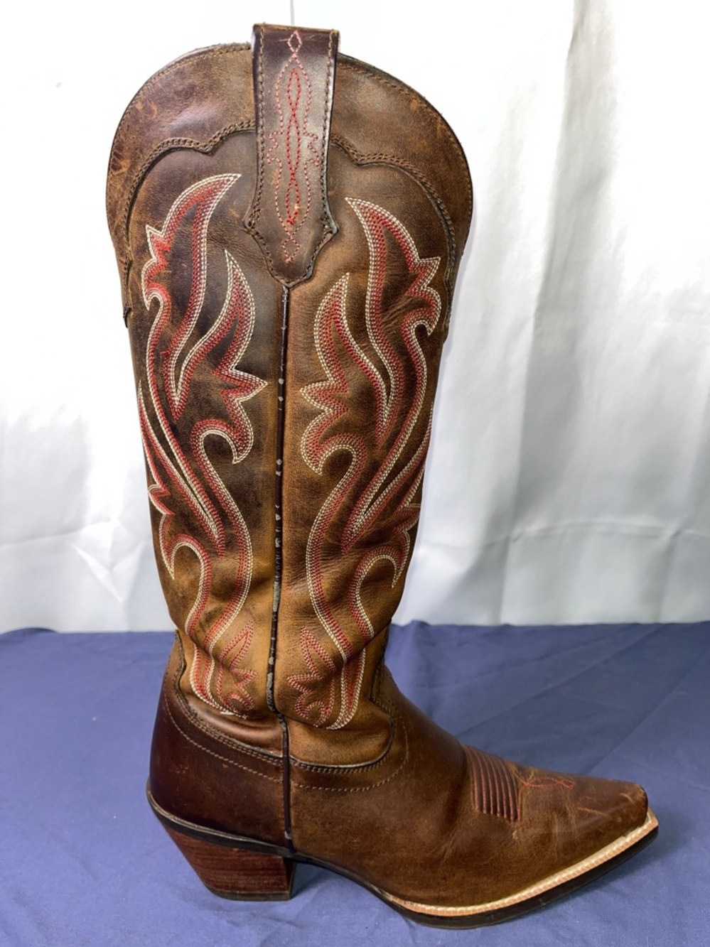 Ariat Heritage Women’s Brown Leather Western Boots - Picture 9 of 15